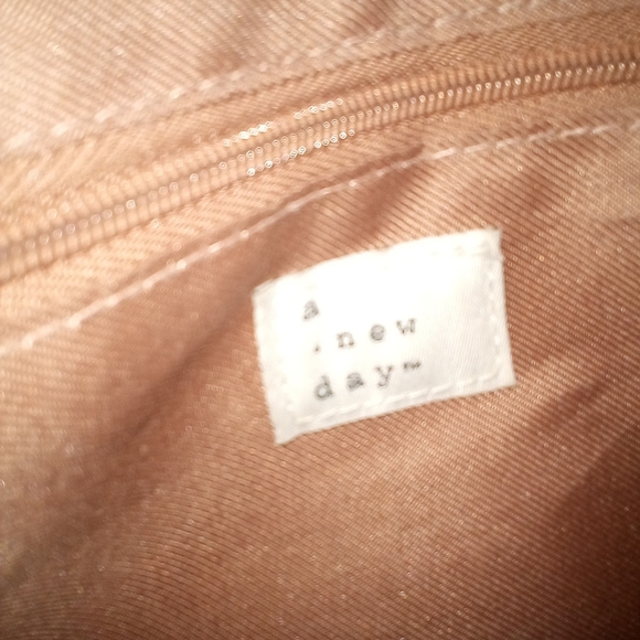 A New Day Zip Closure Satchel Handbag with asjustable strap - Picture 5 of 5